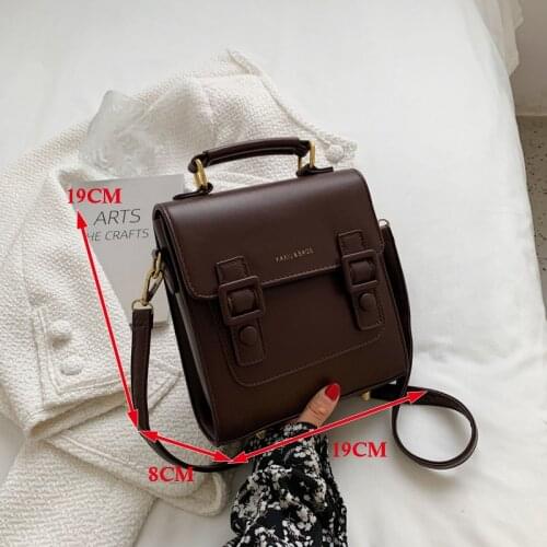 Vintage Backpack Female Pu Leather Bag Womens Backpack Fashion School Bag for Girls High Quality Leisure Shoulder Bag Sac A Dos