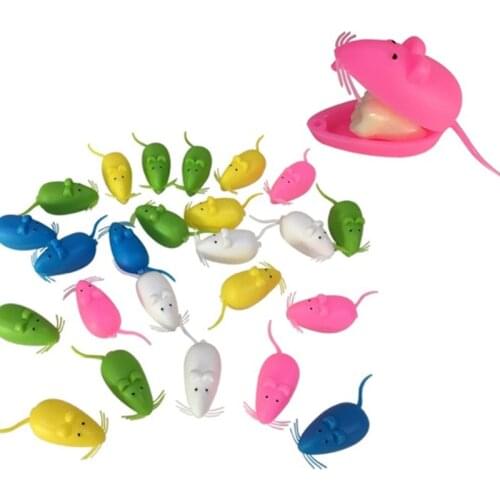 10 PCS Baby Tooth Box Organizer Mouse Plastic Milk Teeth Storage Box Save Collect First Tooth Gift for Boy Girl Random Color