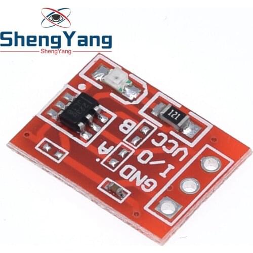 10PCS ShengYang NEW TTP223 Touch button Module Capacitor type Single Channel Self Locking Touch switch sensor