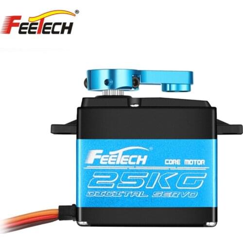 100% Waterproof servo 20KG 25KG 35KG high speed metal gear digital RC servo baja servo 25T Arm for 1/8 1/10 RC Cars