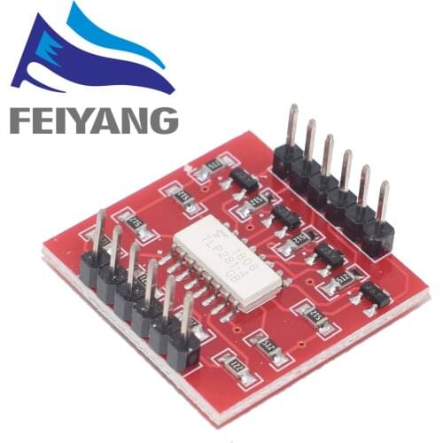 TLP281 4 CH 4-Channel Opto-isolator IC Module For Arduino Expansion Board High And Low Level Optocoupler Isolation 4 Channel