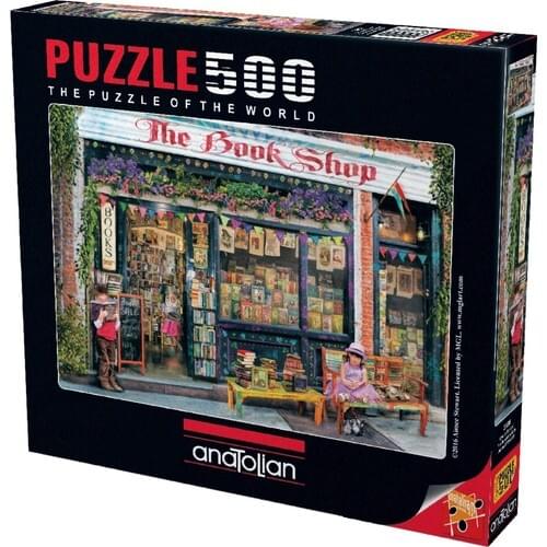500 Pieces Anatolian Puzzle Çocuk Kitabevi The Bookshop Kids For Adult&Kids Toy Educational Entertaintment Enjoy Fun Games