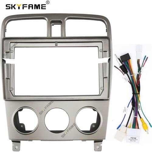 SKYFAME Car Frame Cable For SUBARU FORESTER XV LEVORG 2003-2008 Android Big Screen Dask Kit Fascia Frame Line
