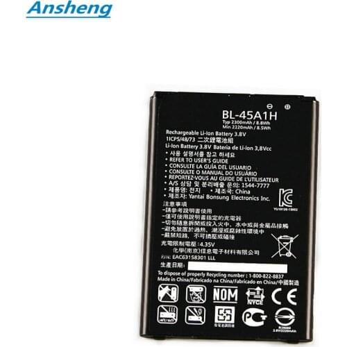 High Quality 2300mAh BL-45A1H battery for LG K10 LTE F670L F670K F670S F670 Q10 K420N Mobile Phone