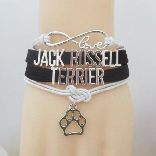 Love Jack russell terrier bracelet handmade dog jack russell bracelets terrier dog bangle