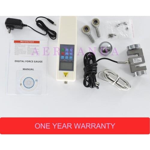 Digital Force Gauge HF-1000 Pull Push Force Meter external sensor dynamometer HF-1K Test Equipment
