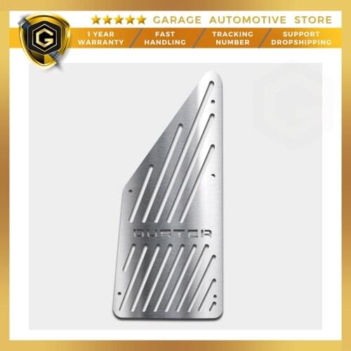 For Dacia Duster Stainless Steel Chrome Accessories Foot Rest Pedal-2013-2019
