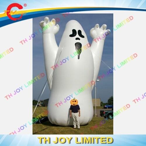5m high giant inflatable ghost cartoon for sale with blower /Scary Halloween ghost with lights / inflatable Halloween decoration