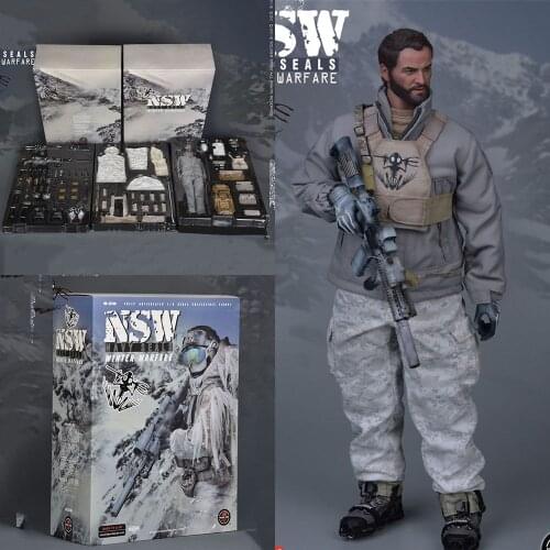 Collectible 1/6 Scale SoldierStory SS109 NSW WINTER WARFARE MARKSMAN Solider Action Figure Model for Fans Holiday Gifts