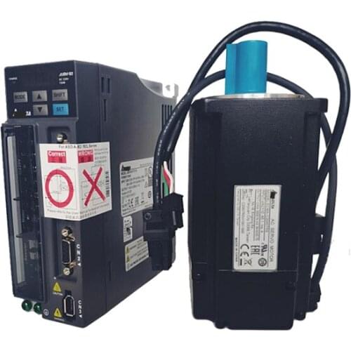 AC Servo Motor Drive kit 1kW 3.18NM 3000rpm ECMA-C21010RS+ASD-B2-1021-B 3M Encoder & Power Cable