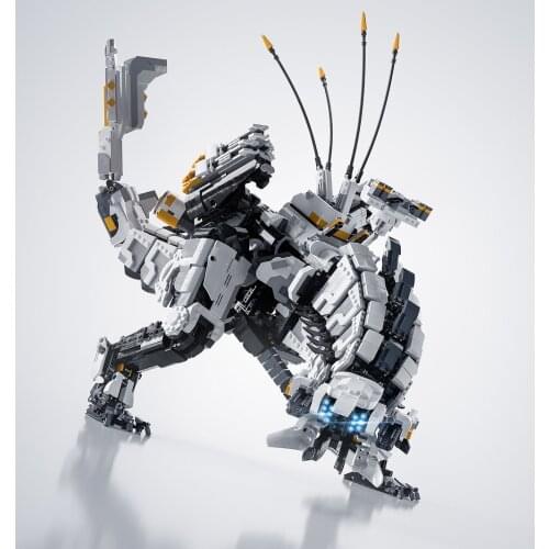 DIY MOC super Horizon Dawn UCS Thunder Tooth Mechanical big Flying Dragon Series Building Blocks toys for children gifts