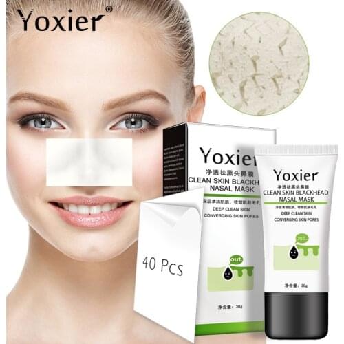 Yoxier Clean Skin Blackhead Nasal Mask Deep Clean Skin Remove Blackhead Pore Strip For Acne Treatment Care 30g