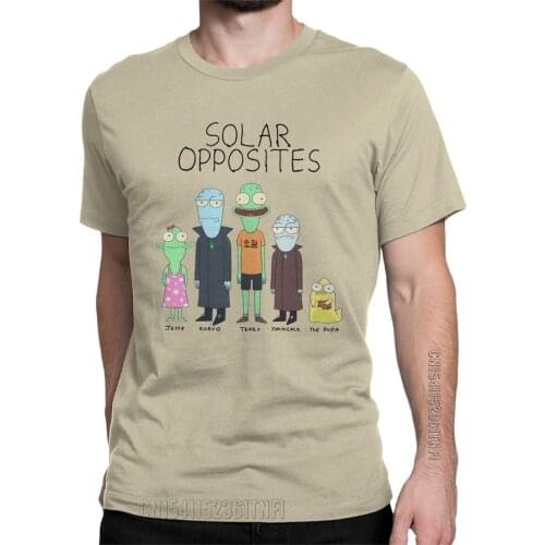 Men T-Shirt Solar Opposites Terry Korvo Casual Cotton Tee Shirt Classic Short Sleeve T Shirt Crew Neck Tops Birthday Gift