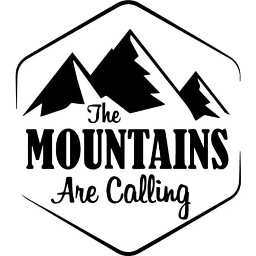 Cute MOUNTAINS Auto Sticker Styling Engine Hood Motorcycle Decal Decor Mural Vinyl Covers Autosticker Car-Styling