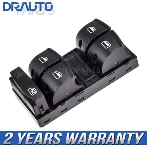 Front Left Window Control Switch For Audi C6 A3 8P1 8PA 2003-2014 Q7 4L 2006 2007 2014 SUV OEM#4F0959851 4F0959851F