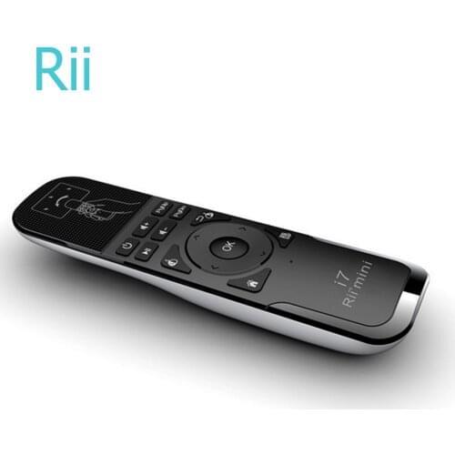 Rii mini i7 Mini Fly Air Mouse 2.4G Wireless Built-in 6 Axis Gaming Motion Sensing Remote Control for PC/Smart tv/Android Box