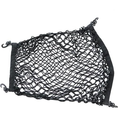 QHCP Nylon Car Back Rear Trunk Storage Mesh Bag Organizer Net Auto Accessories For Subaru Forester Outback Legacy XV 2013-2019