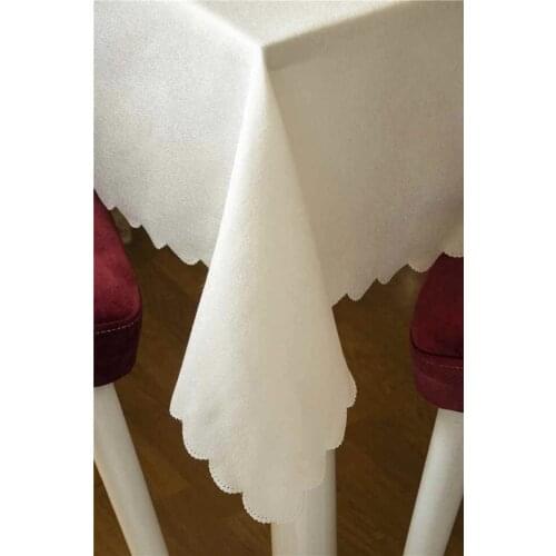 Scrub 160*220 table cloth 12 personality Cream Draped 440078118