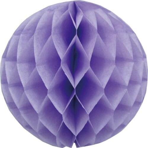 10pcs lila lavender light purple Paper Honeycombs Lantern wedding hanging decoration