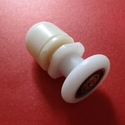 10PCS Shower Room Single Pulley Eccentric Wheel Pulley the Circular Arc Shower Pulley Hanging Round Single Wheel KF710