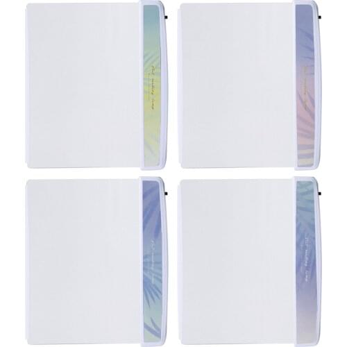 4PCS Flat LED Book Light 4 Pieces Eyes Protect Paperback Night Reading Lamp Flat Plate Led Eye Protection Night Reading Light