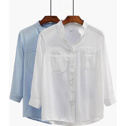 Льняные блузки ATDYSPM China At AliExpress