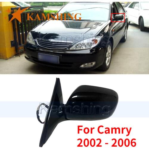 Kamshing For Camry ACV30 MCV30 2002 2003 2004 2005 2006 2.4 7wire Car Outside Rearview Mirror Side Rear View Mirror Assembly