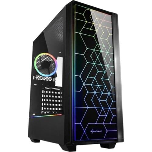 Computer Case Sharkoon RGB-LIT-100 ATX Midi Tower Case