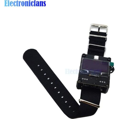 ESP8266 Wifi Watch Programmable Development Board Wearable OLED Display ESP-12F Wifi Development Board Smart Watch for Arduino