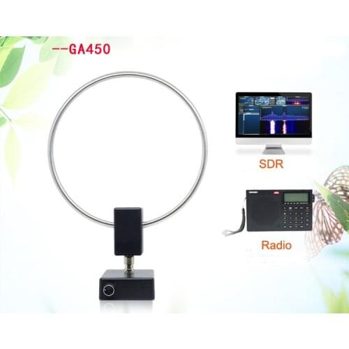 GA450 Loop Antenna SDR Short Medium Wave HF Radio VOA Antenna SW 2.30-30MHz MW 522-1710KHz For Malachite SDR radio Tescun