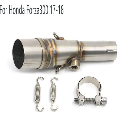 Motorcycle Exhaust Muffler Middle Pipe Tube For Honda Forza 300 Forza300 2017 2018 Mid Connecting Middle Section Of Exhaust
