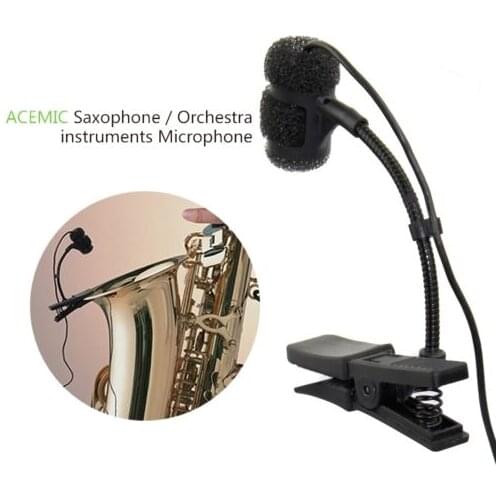 ACEMIC ST-30 professional Wired Saxophone Trumpet Microphone instrument microphone High Fidelity Voice,optional connectors