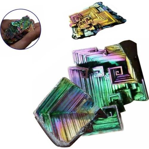 Rainbow Bismuth Crystals 50g Metal Mineral Specimen