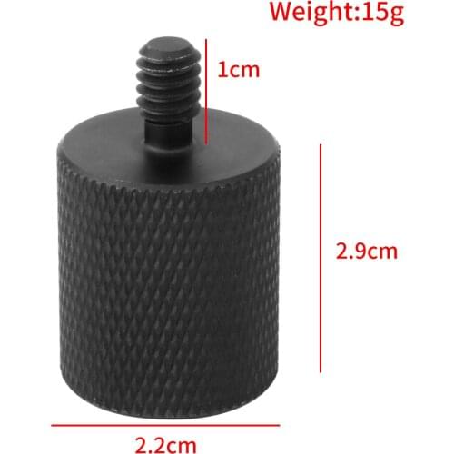 BGNing Aluminum Alloy 5/8 to 1/4 Adapter Screw Bolt Microphone Extension Bracket Adapter Mic Stand Converter Photography Camera