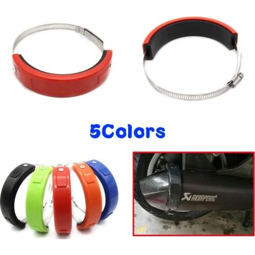 Hot sell motorcycle accessories Silencer/Exhaust Oval Exhaust Orange Protector For YAMAHA MT MT01 MT-01 MT03 MT-03 MT07 MT-07 MT