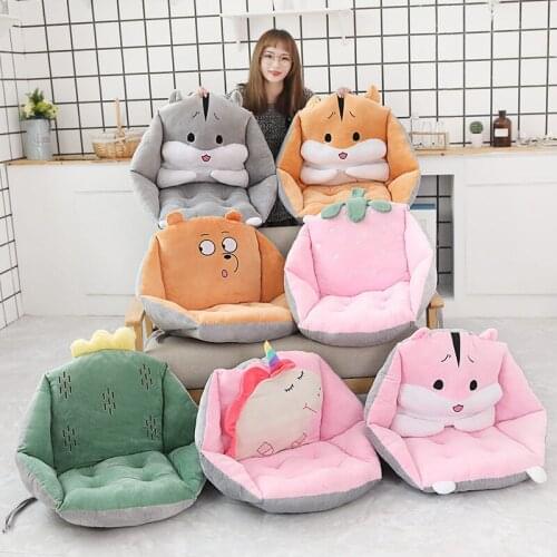 Best selling creative ins cactus hamster cushion integration student hip cushion office thickened chair cushion