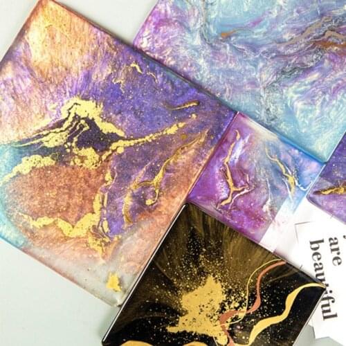 4 Colors Metal Brozne Golden Pearl Powder Epoxy Resin Colorant Glitter Marble Metallic Pigment Resin Dye Jewelry Making