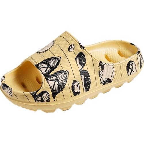 Men Bathroom Slippers Women Pool Shoes Cartoon Beach Slippers Swimming Sandals Indoor Shower Shoes Unisex Water Sandals