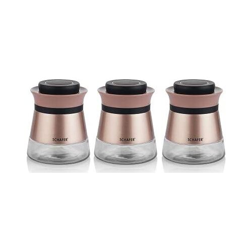 Schafer Kitchen House Spice Set 3 Piece - Rose