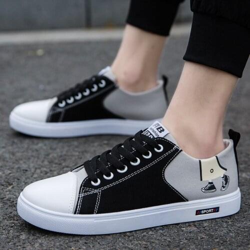 New mens canvas shoes for the summer of fashionable casual outdoor comfortable and breathable shoes