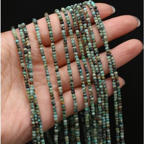 New Style Natural Stone Bead Section African Turquoise Small Beads For DIY Jewelry Making Necklace Bracelet Earrings Accessory