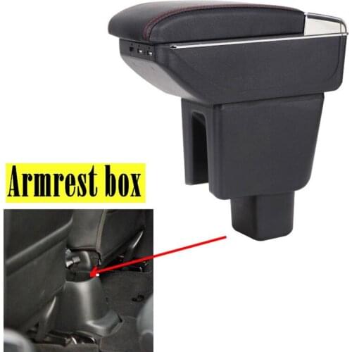 For Honda BRV honda mobilio BR-V armrest box central Store content Storage box with cup holder ashtray USB interface products