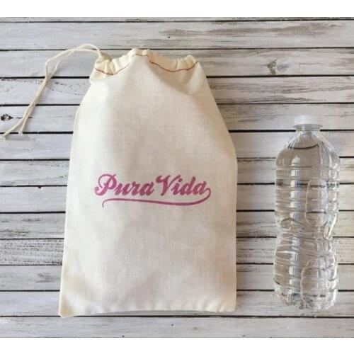 Custom your own text destination beach wedding Costa Rica Welcome Bags - Pura Vida Welcome Bags Costa Rica Welcome Bagsgift bags