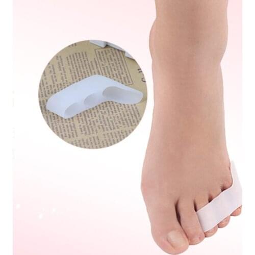 Drop Ship&Wholesale Bunion Shield Gel Pinky Toe Separator Straightener Gel 3 Hole Bunionette Pads Oct.25