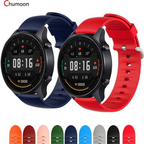 Strap For amazfit gtr 47mm Huawei GT 2 46mm band for Samsung s3 frontier galaxy watch 46mm replacement 22mm silicone Watchband