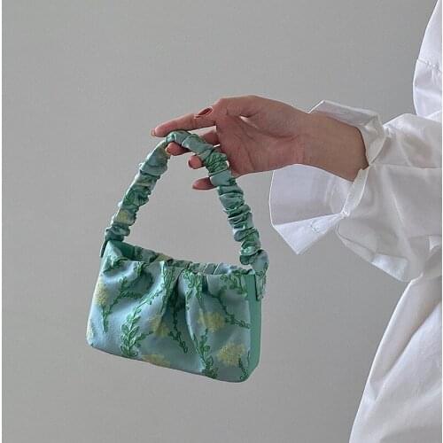 Fold Portable Bag 2021 New Niche Personality Shoulder Slung Chain Bag