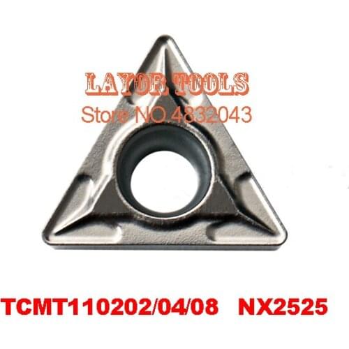 TCMT110202 NX2525/TCMT110204 NX2525/TCMT110208 NX2525, carbide inserts for turning tool holder boring bar