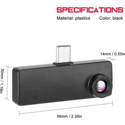 EM901 Thermometer Infrared Thermal Imager Draft Xpro USB Type-C Interface for Android Mobile Phone Detection Thermometer