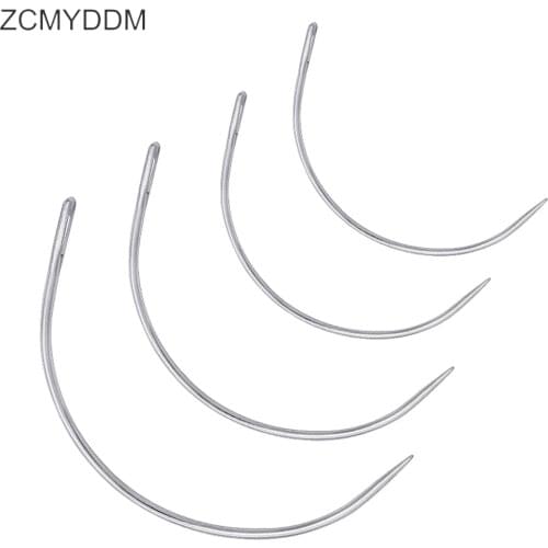 ZCMYDDM 4pcs Hand Repair Sewing Upholstery Needles for Hand Embroidery Craft Carpet Leather Canvas DIY Sewing Supplies