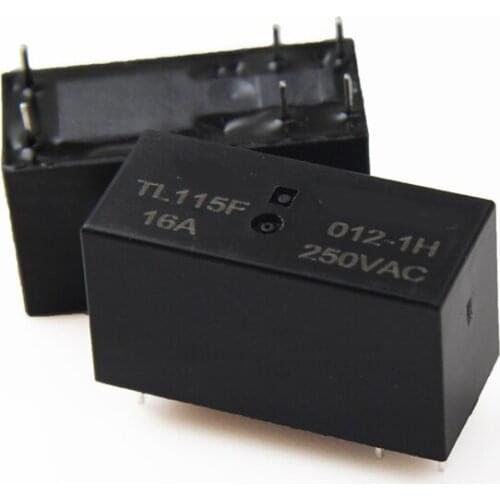 1PCS Hf115f Relay 2 Groups Eight Legs Relay 8A One Group Conversion 6 Feet 16A2 Group Normally Open 16a6 Feet Relay